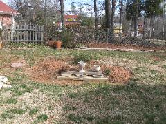 Raised flower bed project