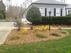 Residential landscaping project second angle